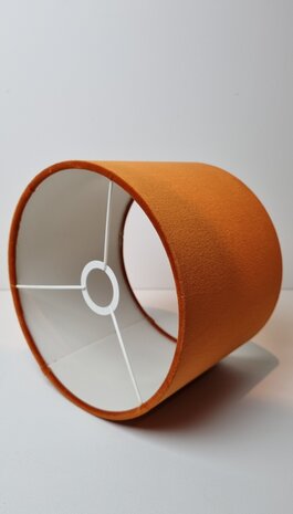 Portier pantoffel regelmatig oranje koker lampenkap - Toro Interior Design - Exclusief interieur in  Maastricht